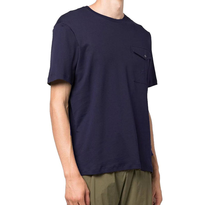 Herno 100% Cotton t-shirt in navy — view 2