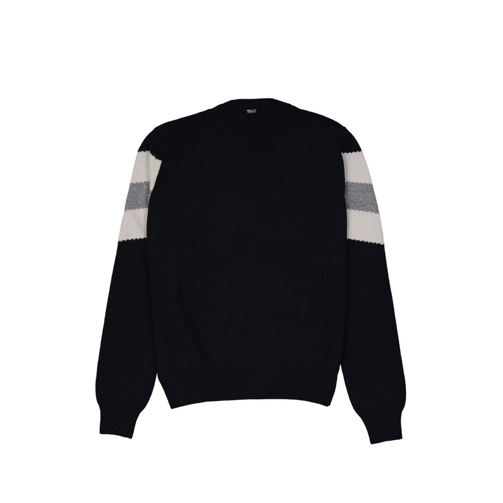 Herno 100% Wool sweater in black — view 2