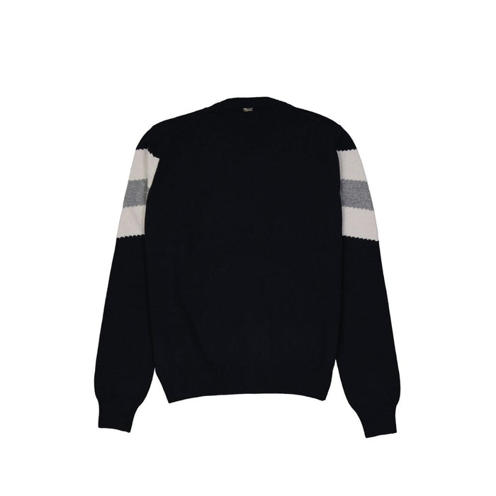 Herno 100% Wool sweater in black — view 2