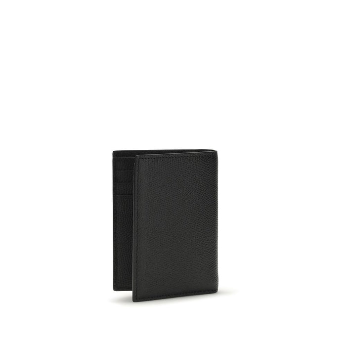 Valentino Garavani 100% Calf Leather Bos Taurus wallet in black — view 2