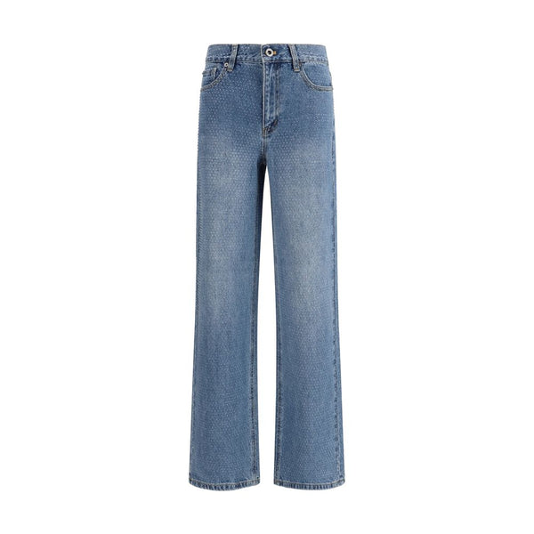 Self-Portrait 100% Cotton jeans in blue