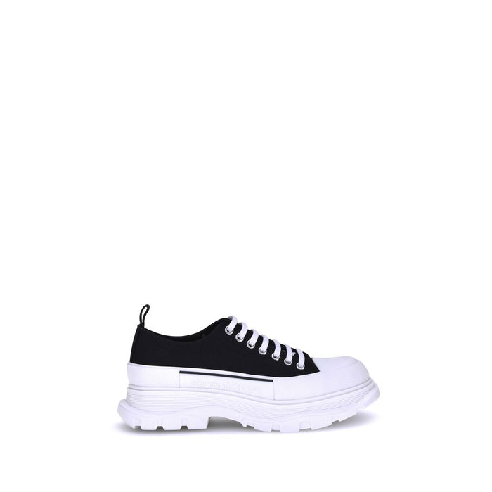 Alexander McQueen 100% Canvas sneaker in black