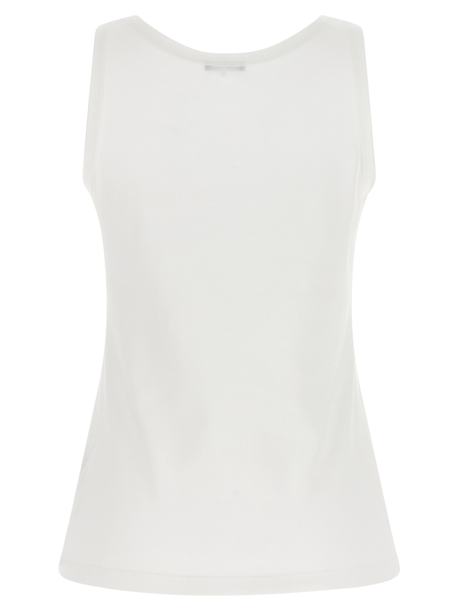 90s Vintage Logo Top White Cotton Tops