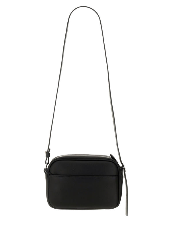 Camera Bag Reedition Black Calf Leather Shoulder