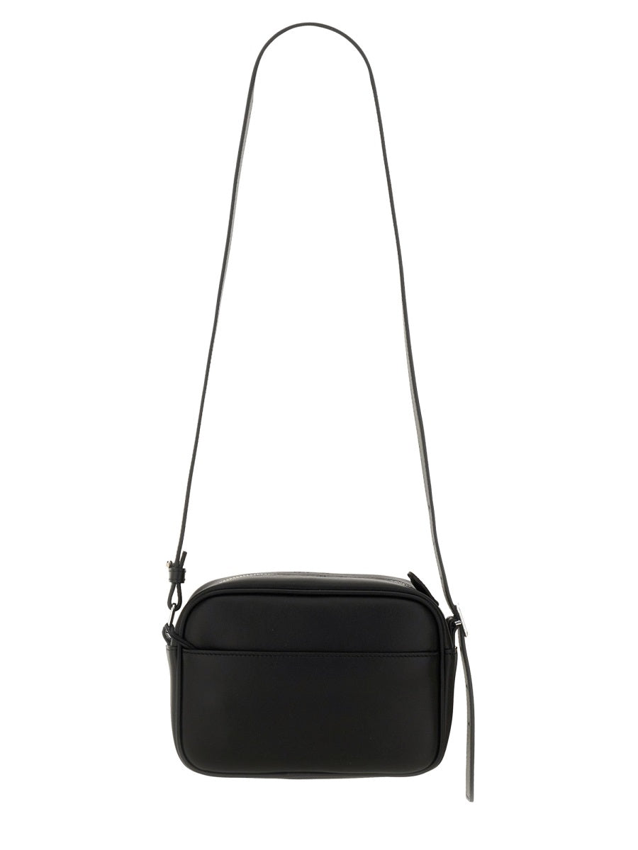 Camera Bag Reedition Black Calf Leather Shoulder