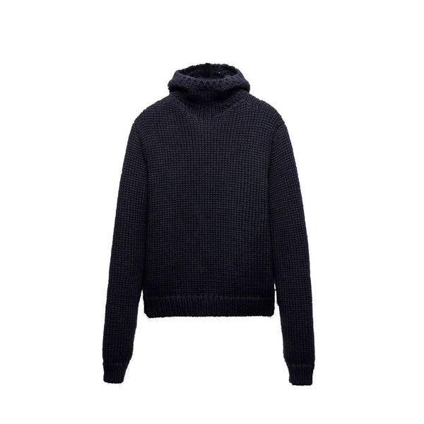 Prada 100% Wool sweatshirt in navy