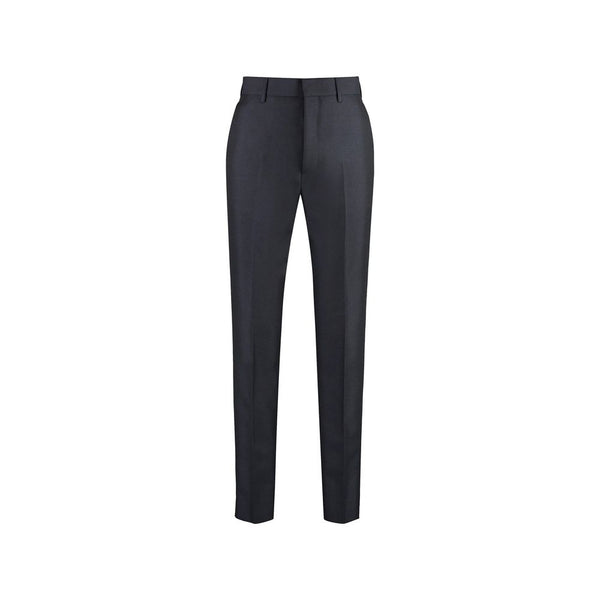 Prada 60% Mohair trousers in blue
