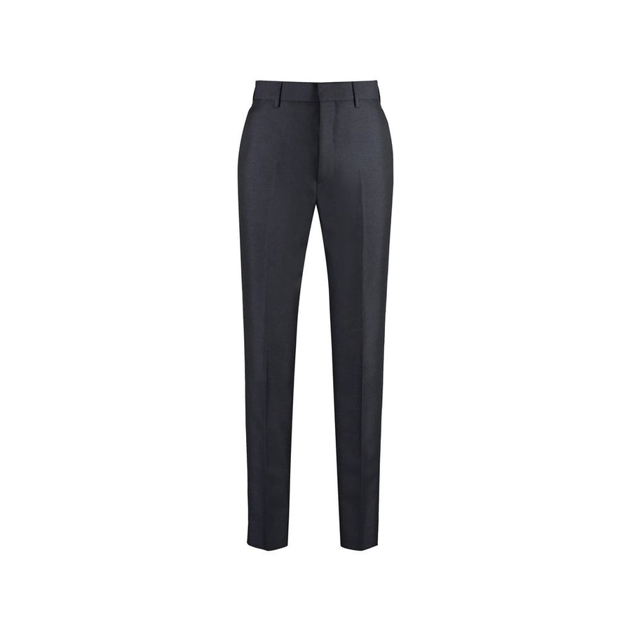 Prada 60% Mohair trousers in blue