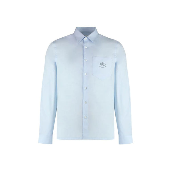 Prada 100% Cotton shirt in blue