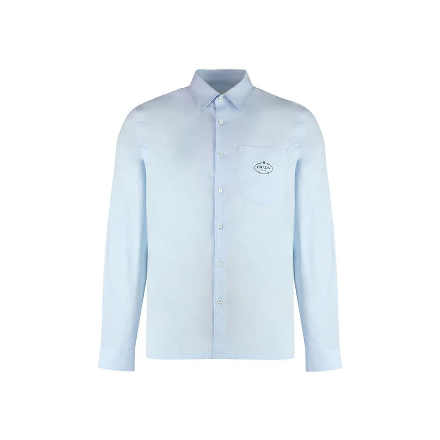 Prada 100% Cotton shirt in blue