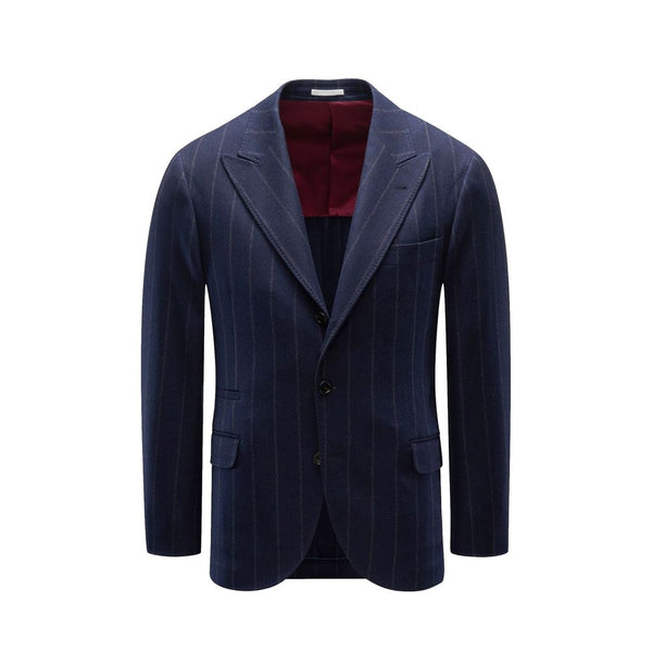 Brunello Cucinelli 89% Virgin Wool blazer in navy
