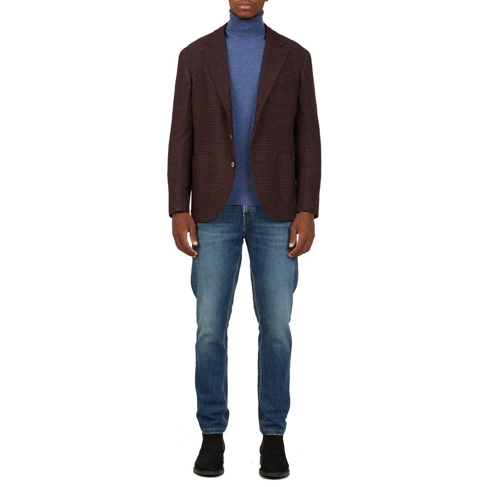 Brunello Cucinelli 80% Wool blazer in brown — view 3