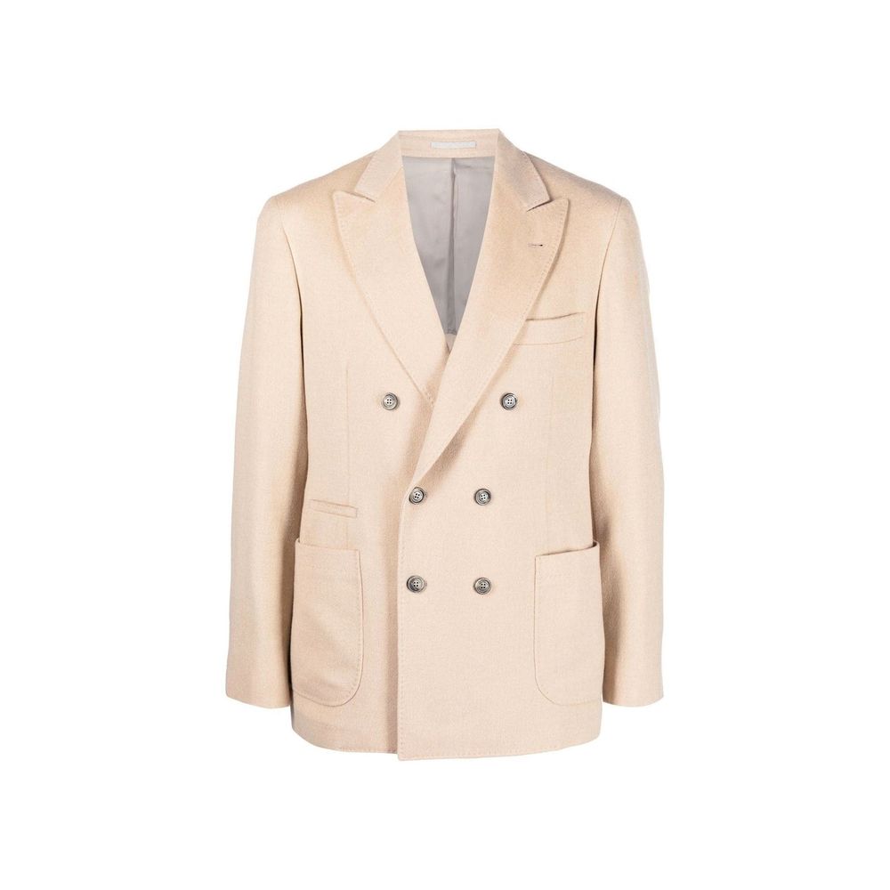 Brunello Cucinelli 100% wool blazer in beige