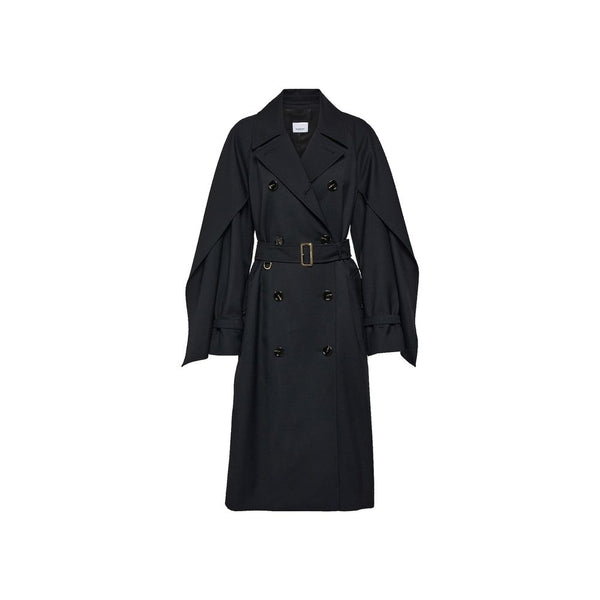 Burberry 27% Polyester coat in black