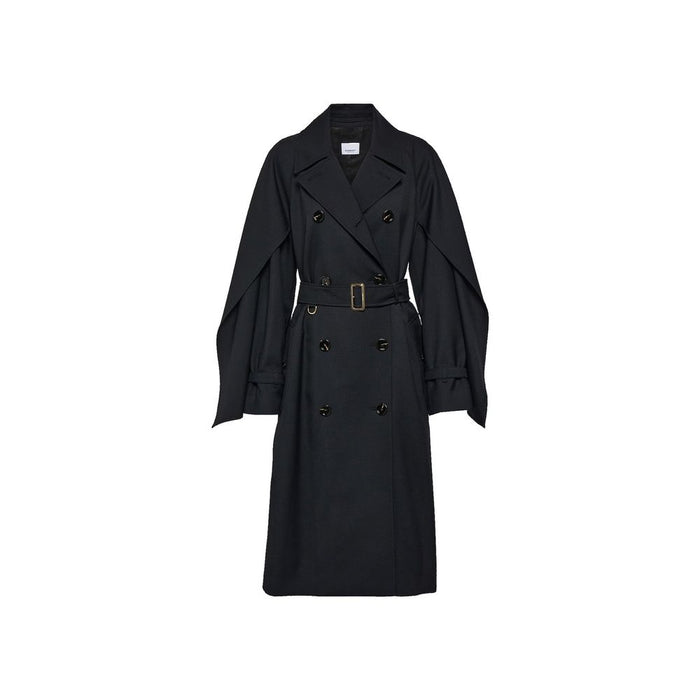 Burberry 27% Polyester coat in black