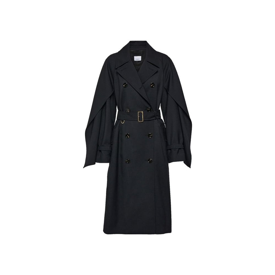 Burberry 27% Polyester coat in black