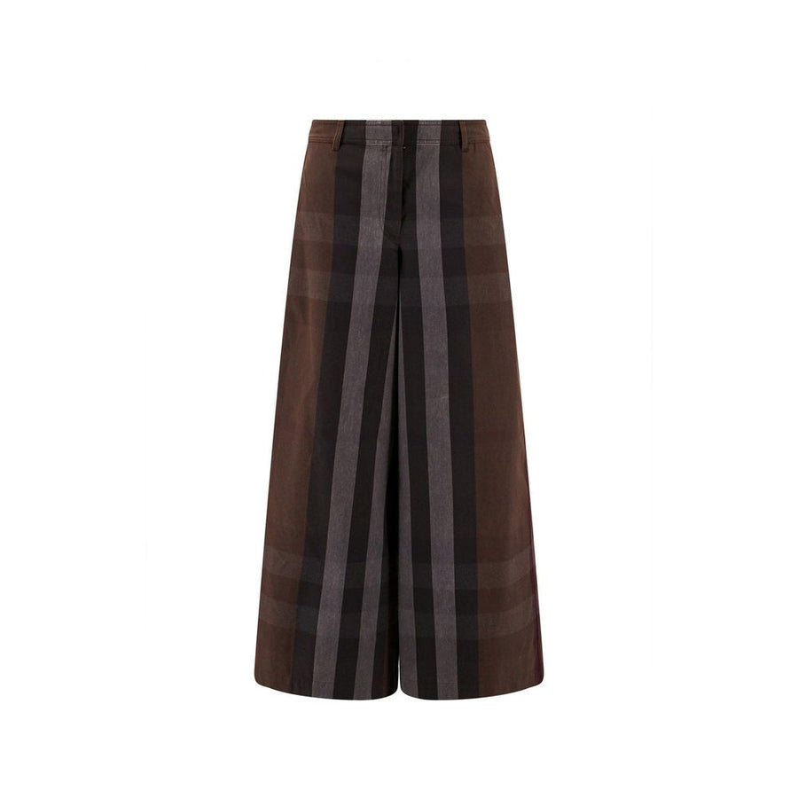 Burberry 34% Cotton trousers in brown
