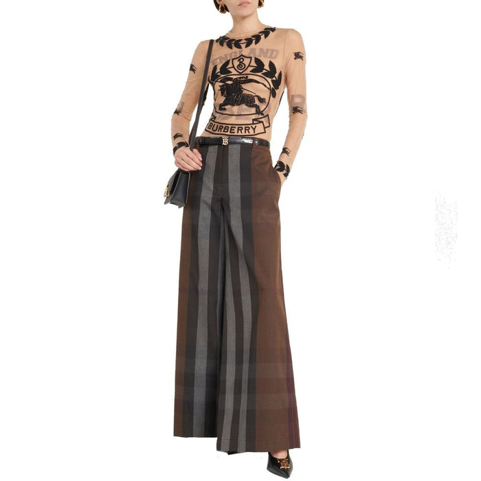 Burberry 34% Cotton trousers in brown — view 2