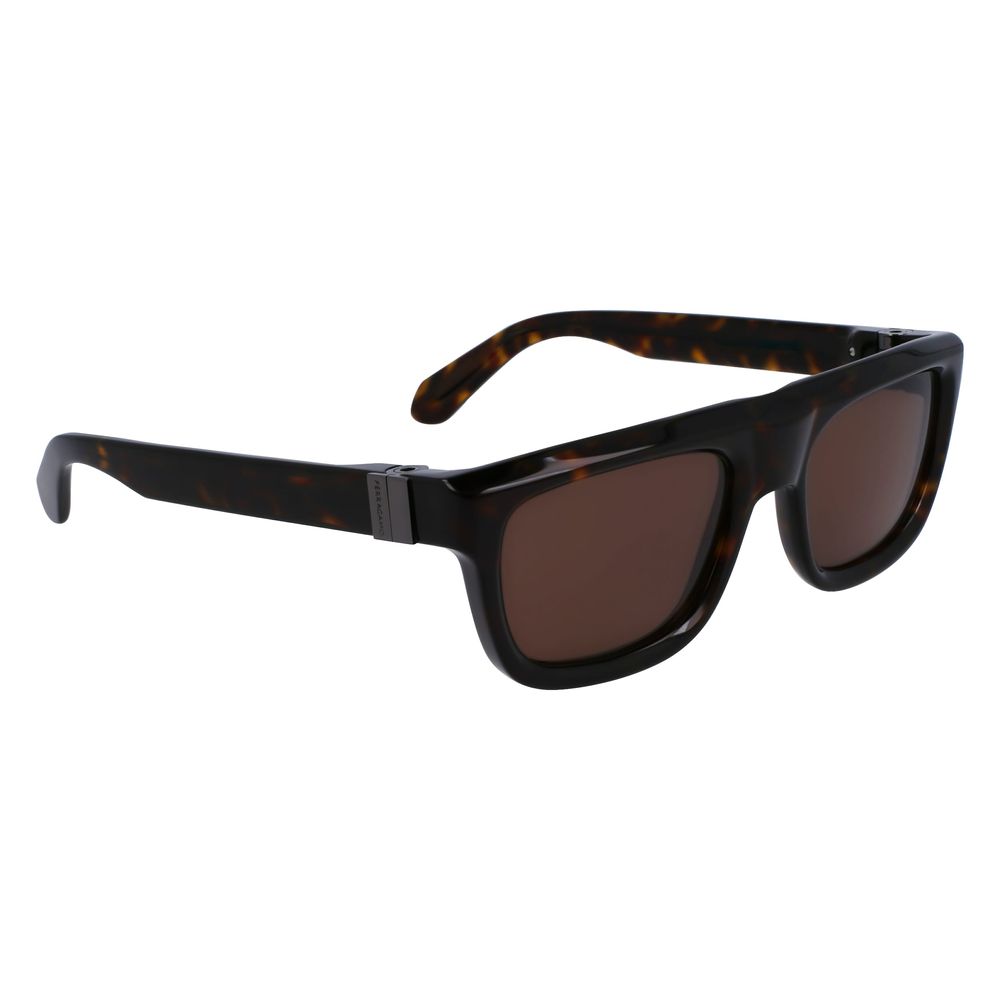 Ferragamo FESF2009S242AC Acetate sunglasses in brown — view 3