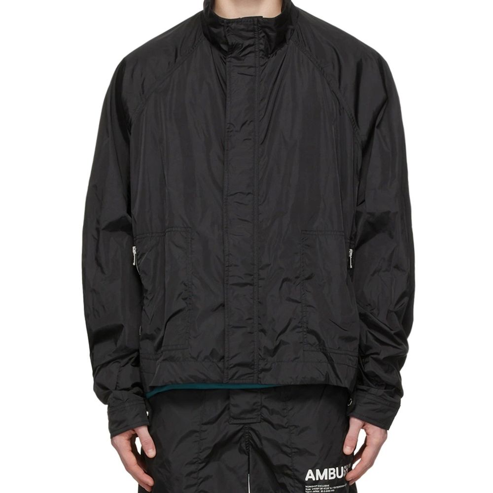 Ambush 100% Polyamide shell jacket in black — view 2