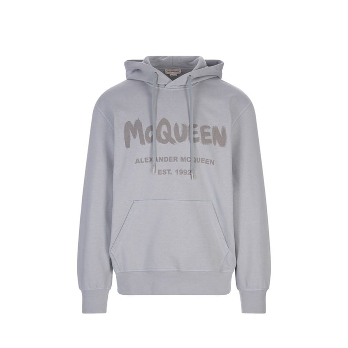 Alexander McQueen 100% Cotton hoodie in gray