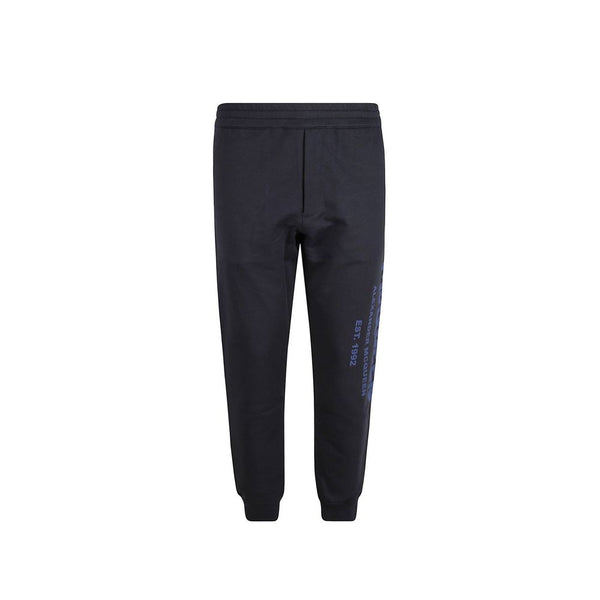 Alexander McQueen 100% Cotton joggers in blue