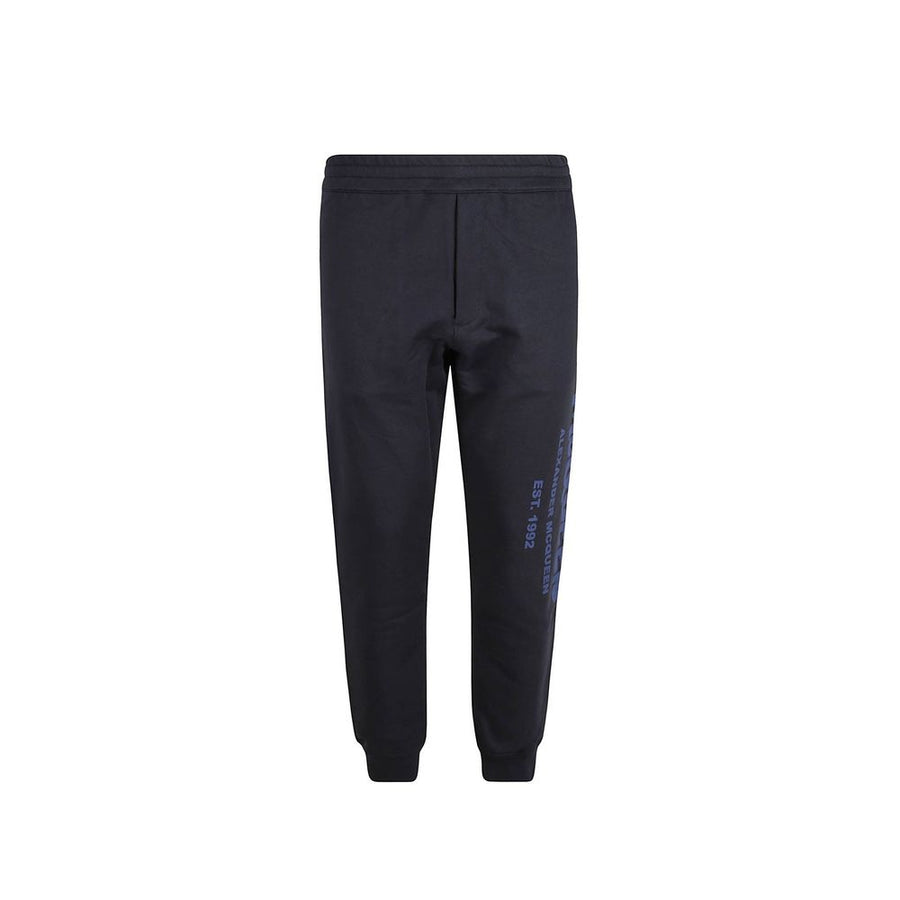 Alexander McQueen 100% Cotton joggers in blue