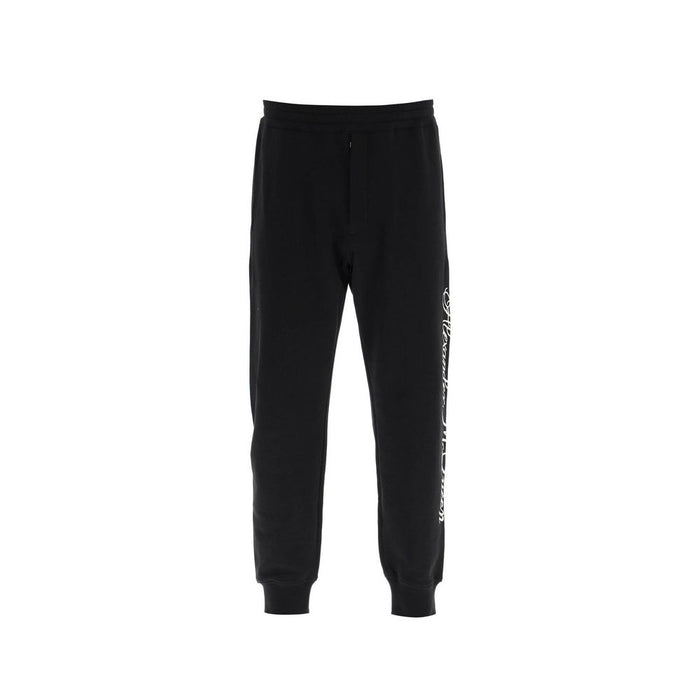 Alexander McQueen joggers in black