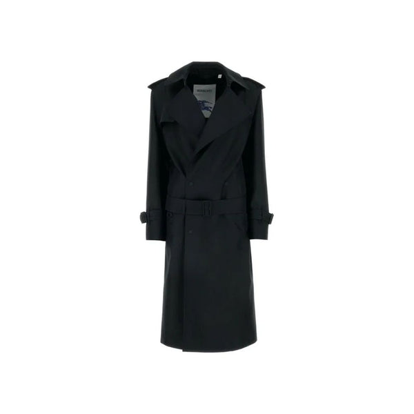 Burberry 40% Polyester trench coat in black