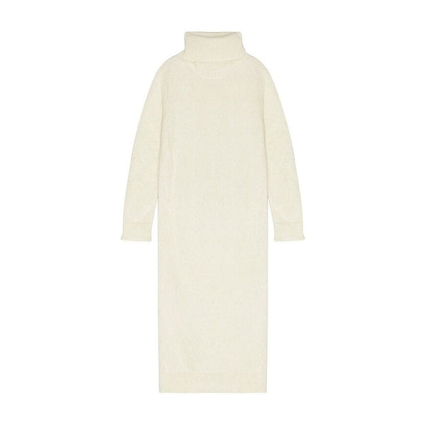 Saint Laurent 67% Mohair turtleneck sweater in white