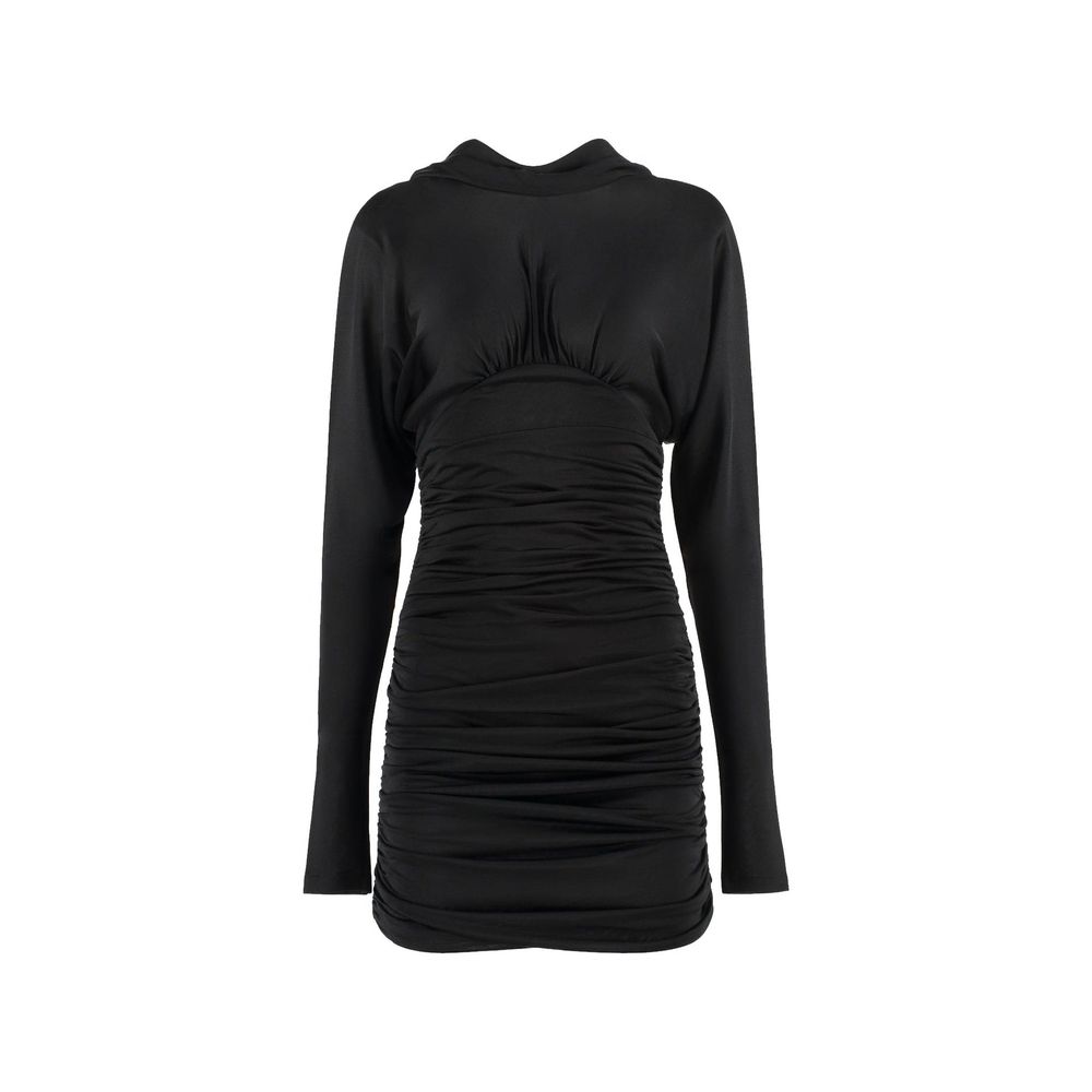 Saint Laurent 100% viscose tunic in black