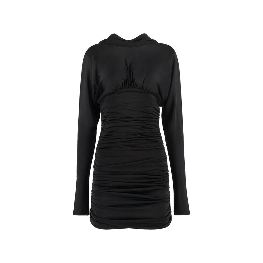 Saint Laurent 100% viscose tunic in black