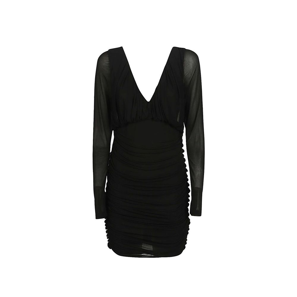 Saint Laurent 100% Viscose dress in black