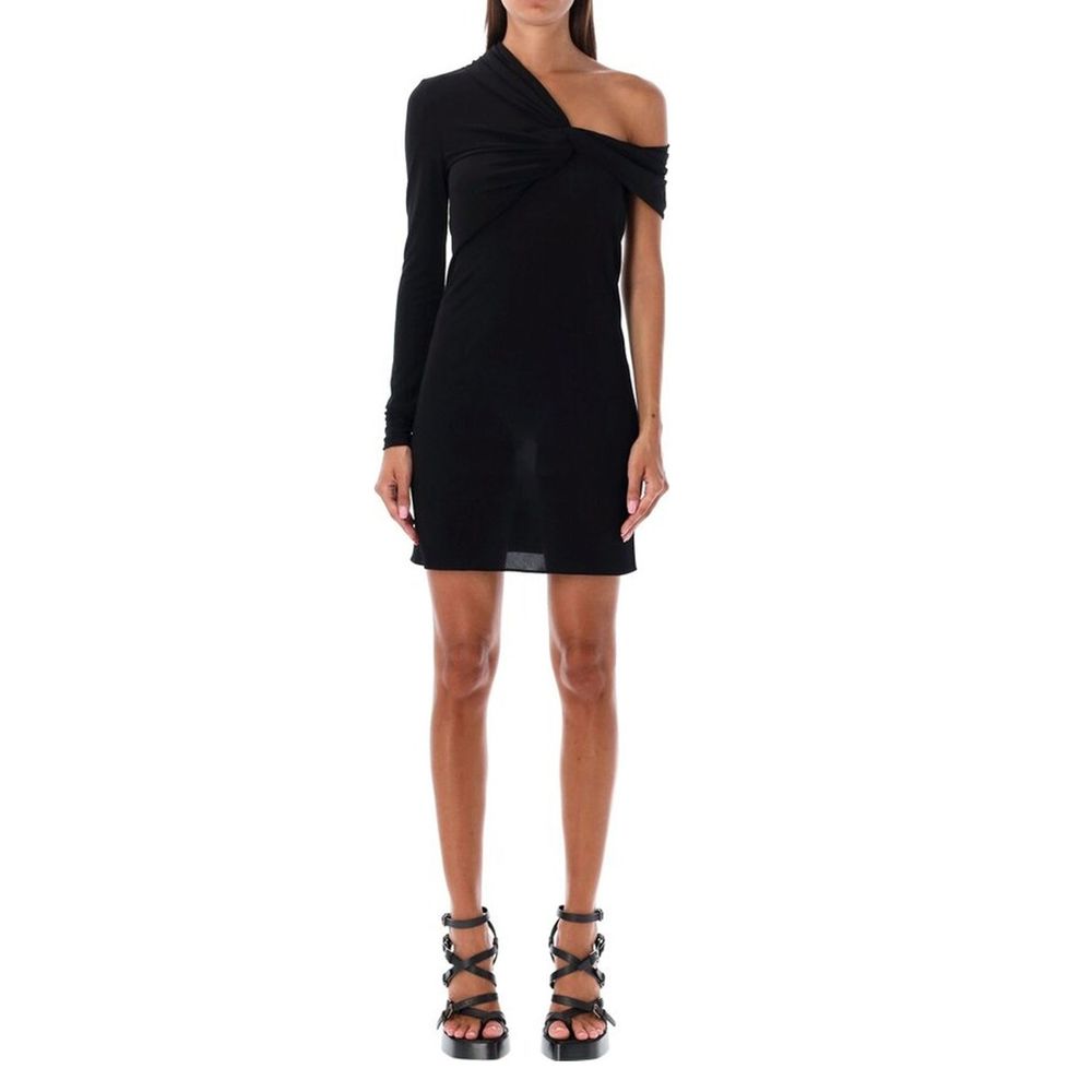 Saint Laurent 100% Viscose tunic in black — view 2