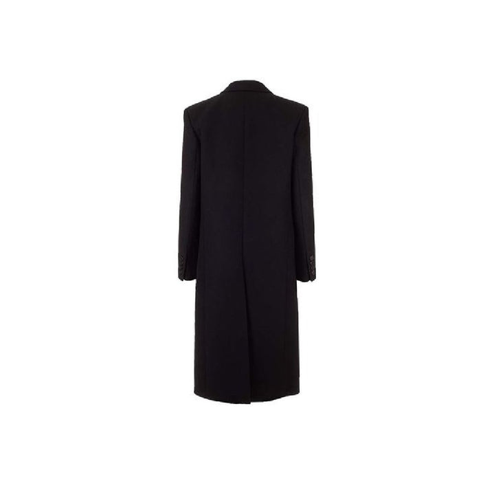 Saint Laurent 71% Acetate coat in black — view 2