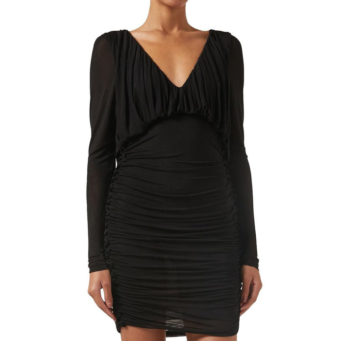 Saint Laurent 100% Viscose dress in black — view 2