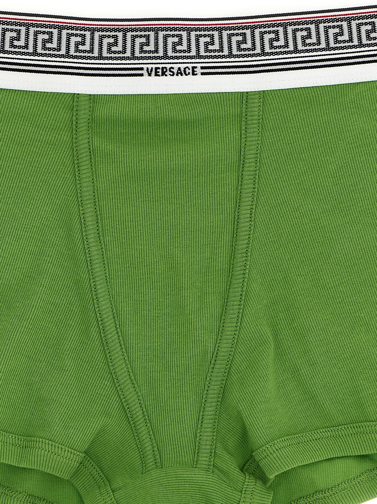 Greca briefs Green Cotton Intimo