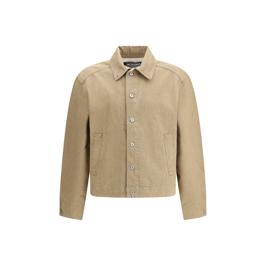 Jacquemus 100% Cotton jacket in beige
