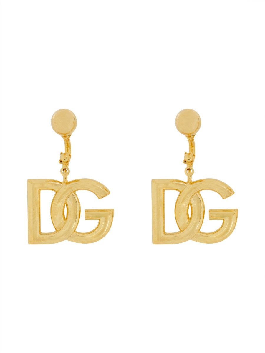 Earrings With Logo Gold