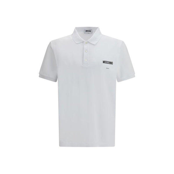 Moschino 100% Cotton polo shirt in white