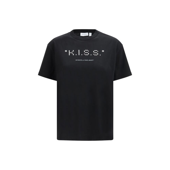 Off-White 100% Cotton t-shirt in black