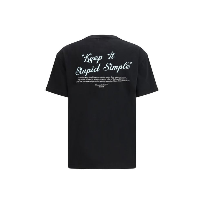 Off-White 100% Cotton t-shirt in black — view 2