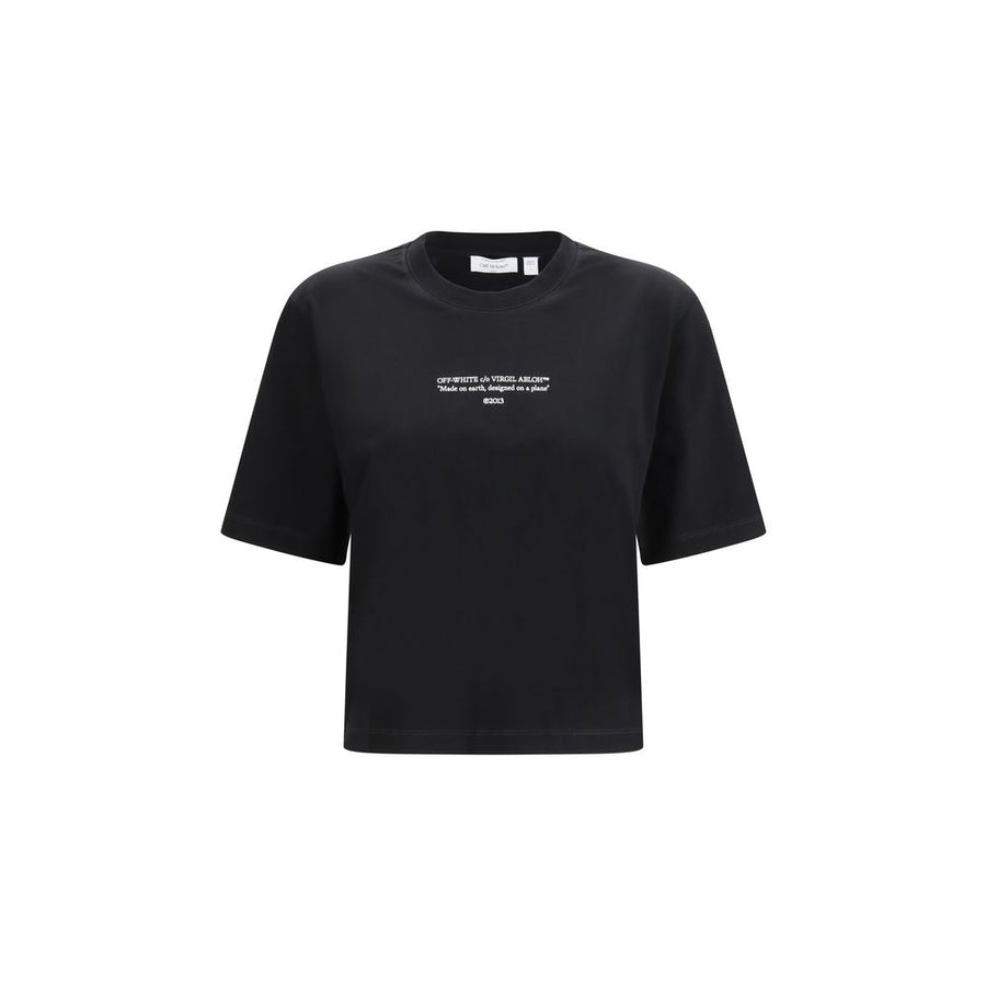 Off-White 100% Cotton t-shirt in black