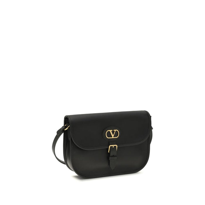 Valentino Garavani 100% Calf Leather Bos Taurus shoulder bag in black — view 2