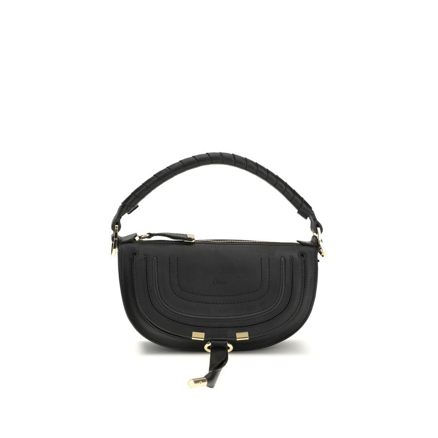Chloé 100% Calf Leather Bos Taurus shoulder bag in black