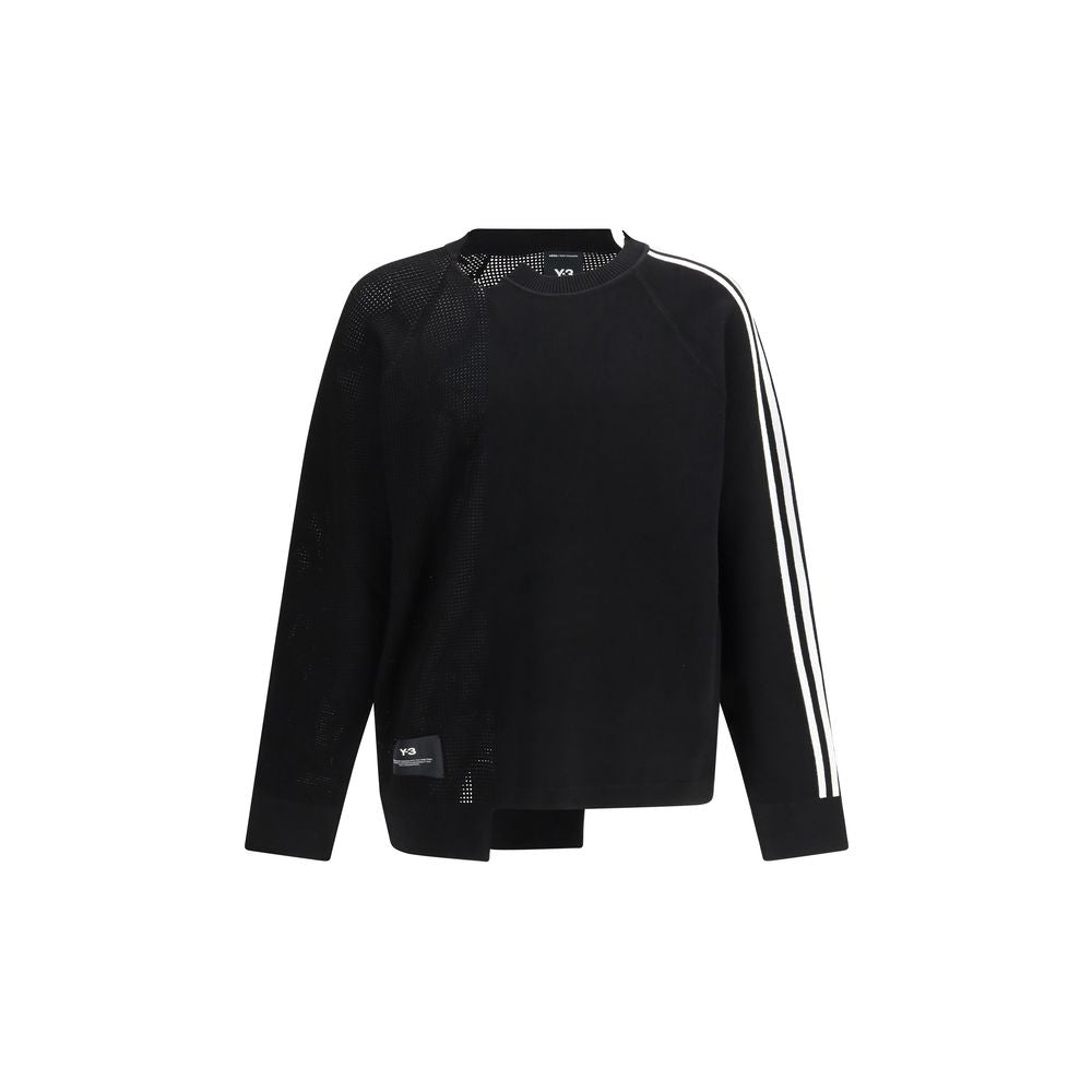 Y-3 83% Viscose sweatshirt in black