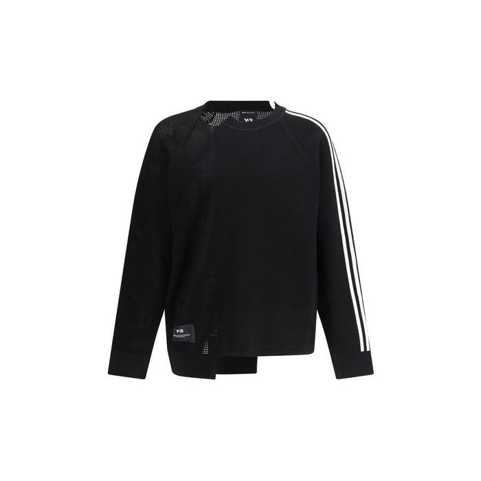 Y-3 83% Viscose sweatshirt in black
