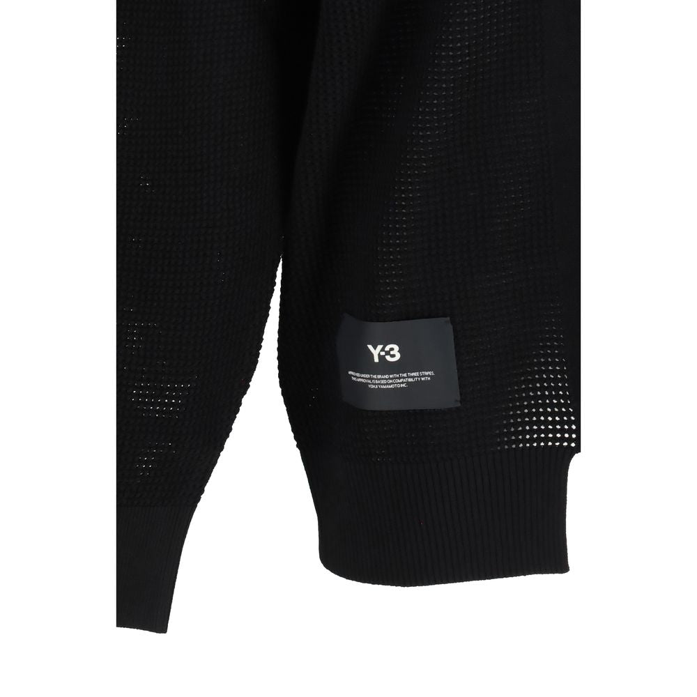 Y-3 83% Viscose sweatshirt in black — view 3