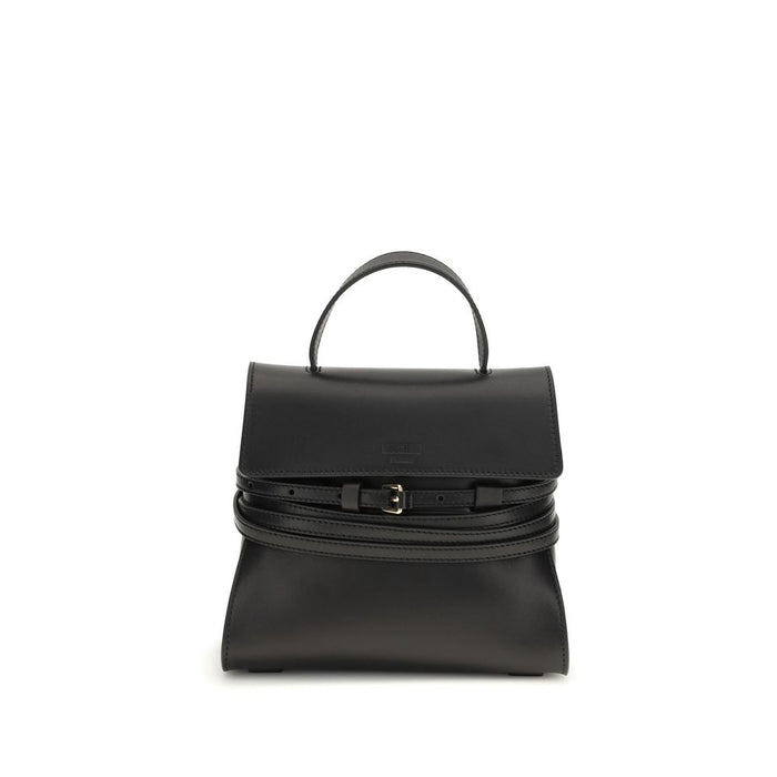 Black Calf Leather Bos Taurus Handbag Bag