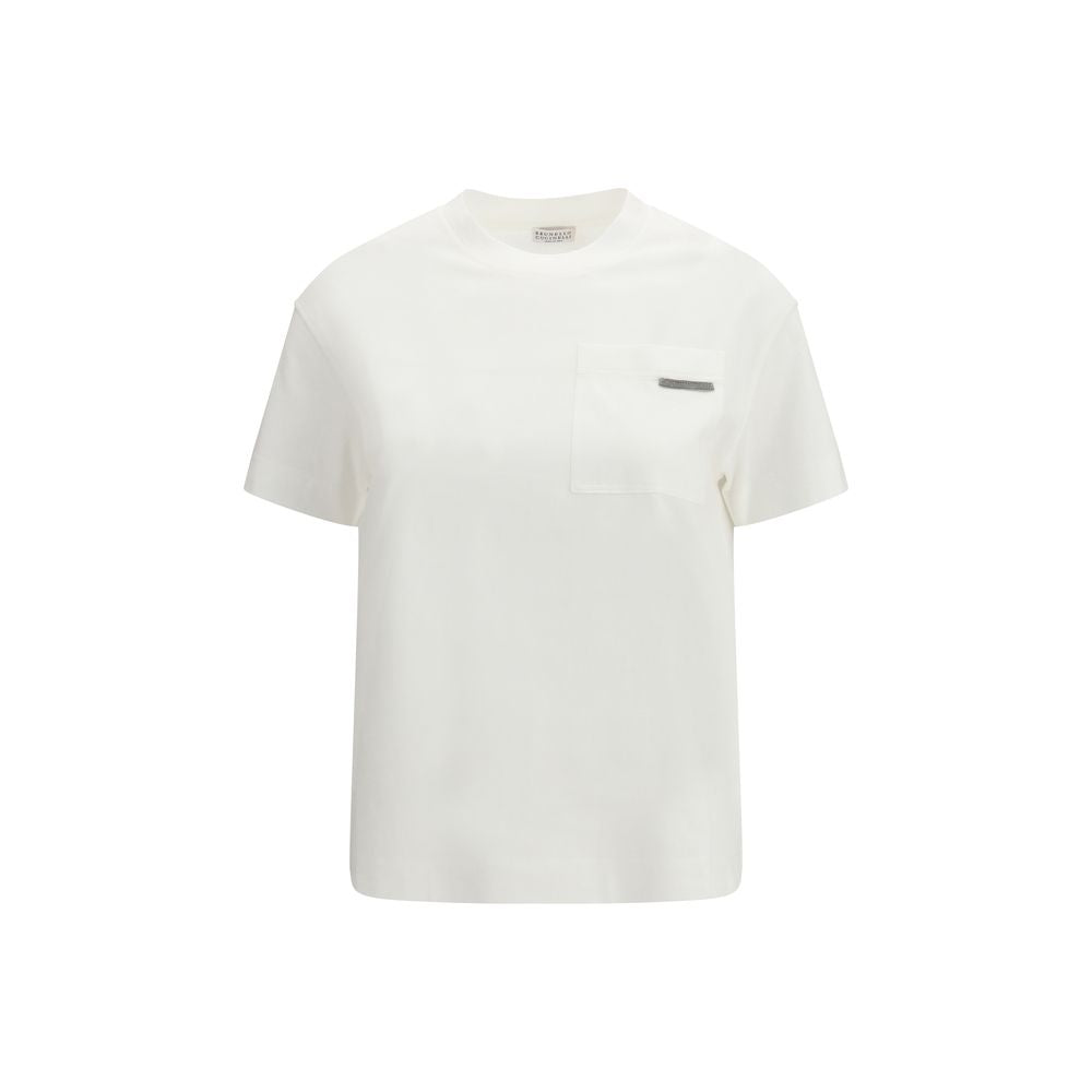 Brunello Cucinelli 100% Cotton t-shirt in white